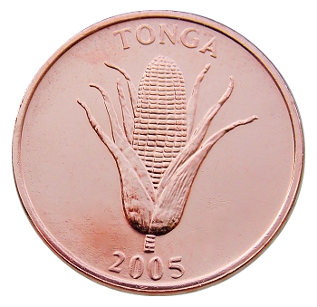 1 сенити Тонга 2005 год UNC
