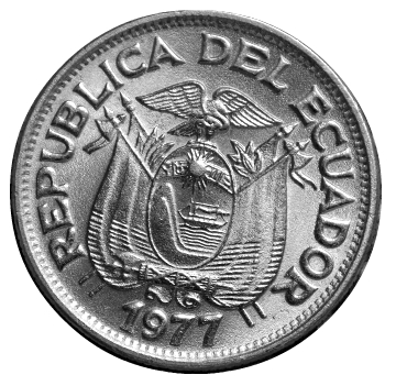 Эквадор 50 сентавос  1977 год UNC