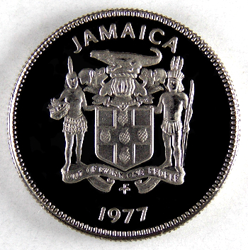 Ямайка 5 центов  1977 год UNC
